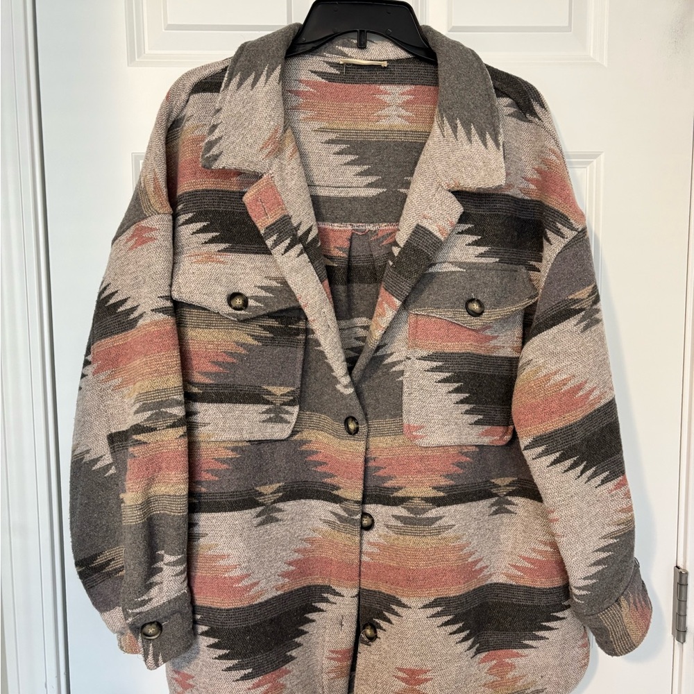 Altar'd State Multicolor Aztec Jacket